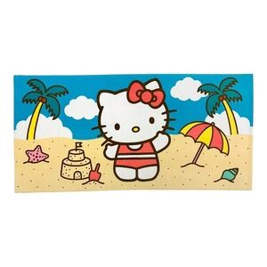 Hello Kitty Sandy Toes Kids Summer Beach Bath Pool Towel Sanrio 28"x58" NEW